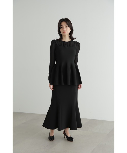 JILL STUART（ジルスチュアート）の「◆シュリンクシアードッキングニット（ニット/セーター・レディース・ホワイト/ブラック・FREE）」の21枚目の写真