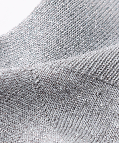 FRAMeWORK（フレームワーク）の「【Gloria Cords/グロリアコード】SAY HELLO 刺繍ソックス（ソックス/靴下・レディース・ホワイト/ゴールド/シルバー・FREE）」の11枚目の写真