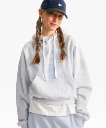 KIRSH CHERRY ARCH LOGO CROP HOODIE/キルシーチェリーアーチロゴクロップフーディー
