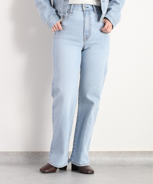 cepo(セポ)の「90Sレギュラーストレート(デニムパンツ・レディース・ネイビー/ブルー系5・S/M/L)」の2枚目の写真