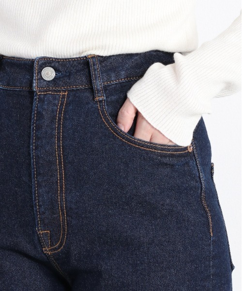cepo(セポ)の「90Sレギュラーストレート(デニムパンツ・レディース・ネイビー/ブルー系5・S/M/L)」の12枚目の写真