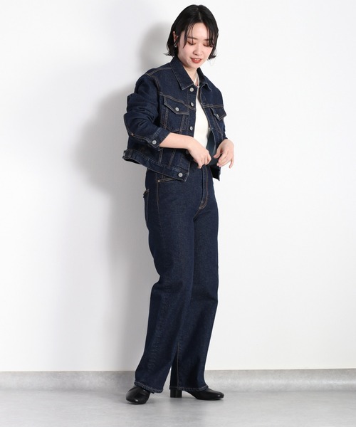 cepo(セポ)の「90Sレギュラーストレート(デニムパンツ・レディース・ネイビー/ブルー系5・S/M/L)」の19枚目の写真