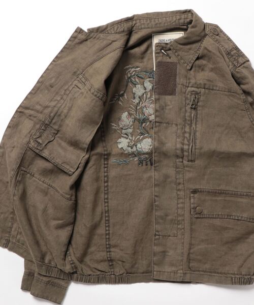 ZADIG&VOLTAIRE(ザディグ エ ヴォルテール)の「KID LIN LAVE(ミリタリージャケット・レディース・アーミー・XS/S/M)」の5枚目の写真