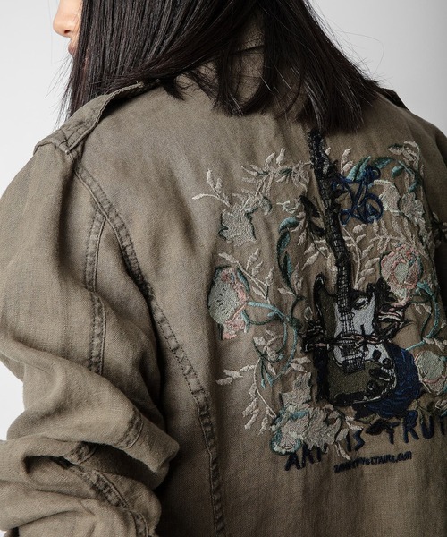 ZADIG&VOLTAIRE(ザディグ エ ヴォルテール)の「KID LIN LAVE(ミリタリージャケット・レディース・アーミー・XS/S/M)」の6枚目の写真