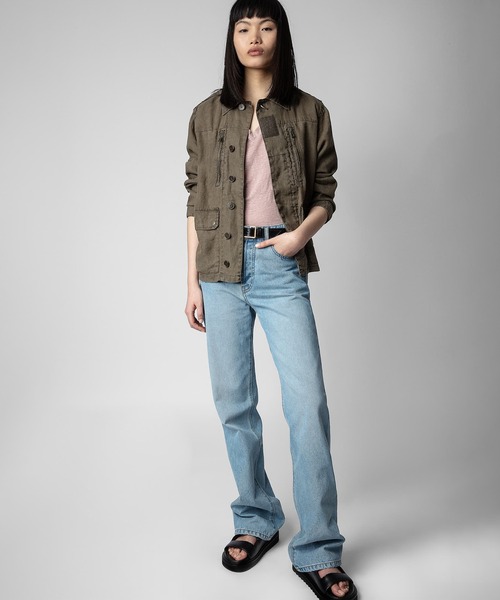 ZADIG&VOLTAIRE(ザディグ エ ヴォルテール)の「KID LIN LAVE(ミリタリージャケット・レディース・アーミー・XS/S/M)」の4枚目の写真