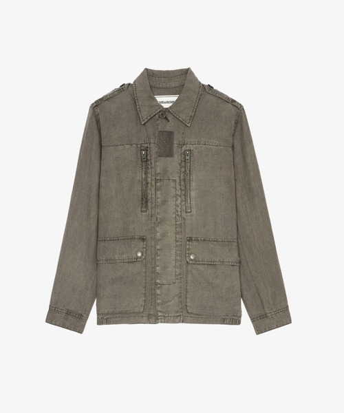 ZADIG&VOLTAIRE(ザディグ エ ヴォルテール)の「KID LIN LAVE(ミリタリージャケット・レディース・アーミー・XS/S/M)」の2枚目の写真