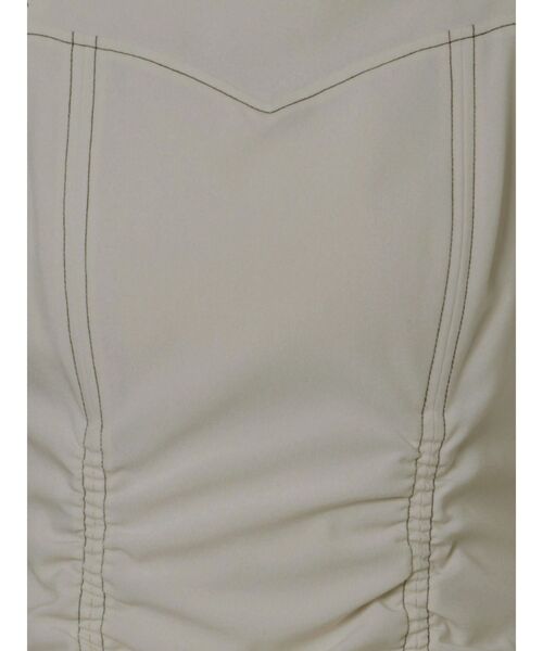 LAGUNAMOON(ラグナムーン)の「ステッチデザインギャザーワンピース(ワンピース・レディース・ブラック/ブラウン/アイボリー・SMALL/MEDIUM)」の9枚目の写真