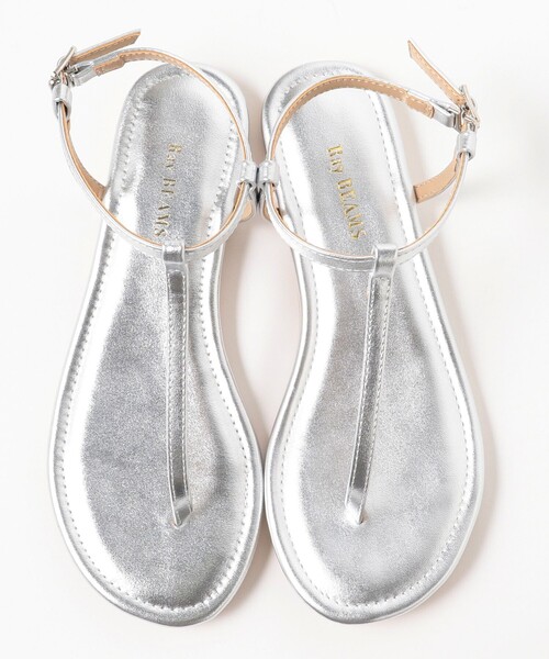 Ray BEAMS（レイビームス）の「Ray BEAMS / メタリック トング サンダル（サンダル・レディース・シルバー/オレンジ/ロイヤルブルー・23.0cm/23.5cm/24.0cm/24.5cm）」の10枚目の写真