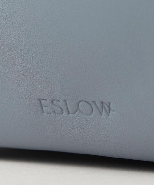 ESLOW（エスロー）の「＜ESLOW＞ DRAWSTRING BAG（ショルダーバッグ・レディース・ライトブルー/ブラック・FREE）」の9枚目の写真