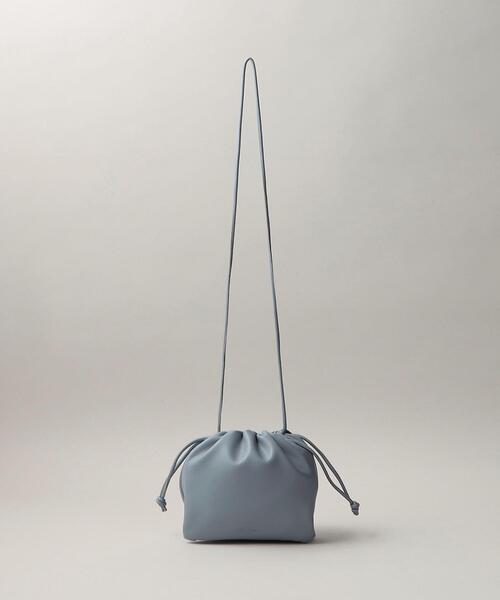 ESLOW（エスロー）の「＜ESLOW＞ DRAWSTRING BAG（ショルダーバッグ・レディース・ライトブルー/ブラック・FREE）」の14枚目の写真