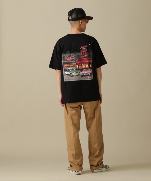 AVIREX（アヴィレックス）の「WEST COAST SHORT SLEEVE T-SHIRT DINER / ウェストコースト 半袖 Tシャツ ダイナー / AVIREX / アヴィレックス（Tシャツ/カットソー・メンズ・レモンイエロー/サックスブルー/ホワイト/ブラック・MEDIUM/LARGE/X-LARGE/XX-LARGE）」の18枚目の写真