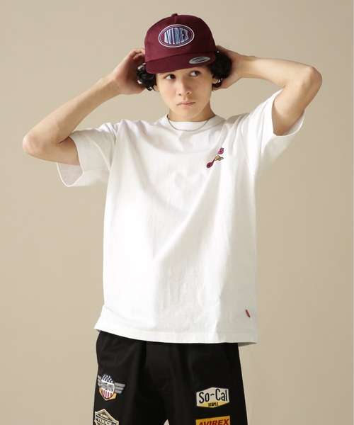 AVIREX（アヴィレックス）の「WEST COAST SHORT SLEEVE T-SHIRT DINER / ウェストコースト 半袖 Tシャツ ダイナー / AVIREX / アヴィレックス（Tシャツ/カットソー・メンズ・レモンイエロー/サックスブルー/ホワイト/ブラック・MEDIUM/LARGE/X-LARGE/XX-LARGE）」の17枚目の写真