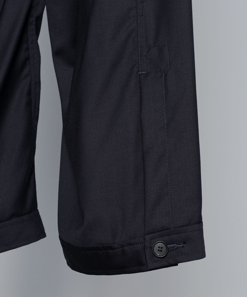 SEEALL(シーオール)の「【 SEEALL / シーオール 】ELASTIC BAND PANTS / エラスティック バンド パンツ(スラックス・メンズ・ネイビー・2/1)」の6枚目の写真