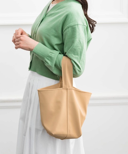 ZAKKA-BOX（ザッカボックス）の「ワンハンドルバッグ（ショルダーバッグ・レディース・ホワイト系その他/ベージュ/ブラック・FREE）」の2枚目の写真