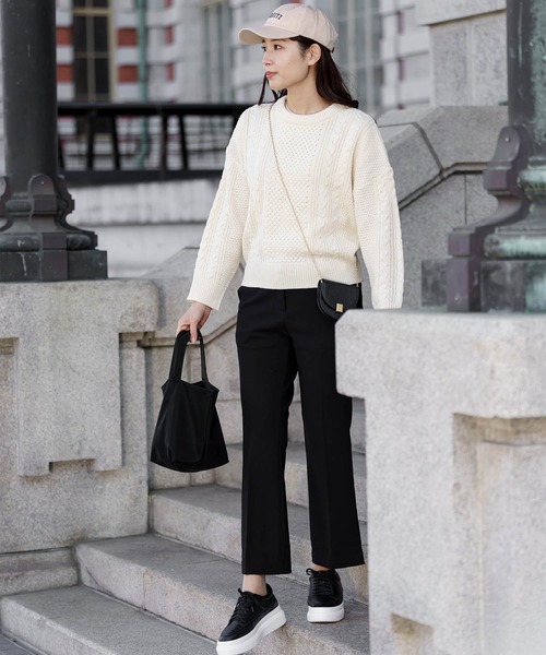 ZAKKA-BOX（ザッカボックス）の「ワンハンドルバッグ（ショルダーバッグ・レディース・ホワイト系その他/ベージュ/ブラック・FREE）」の17枚目の写真