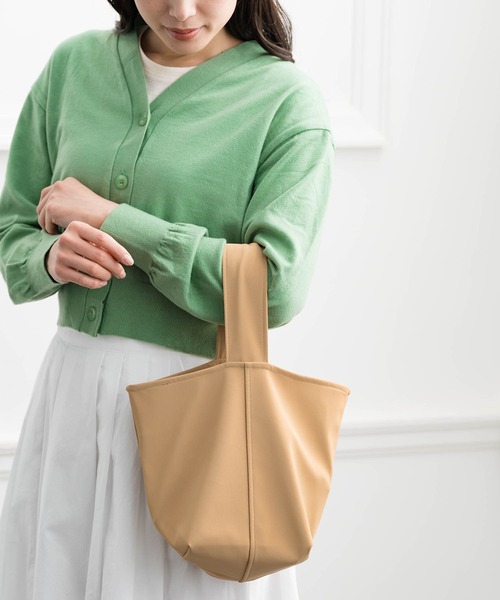 ZAKKA-BOX（ザッカボックス）の「ワンハンドルバッグ（ショルダーバッグ・レディース・ホワイト系その他/ベージュ/ブラック・FREE）」の12枚目の写真