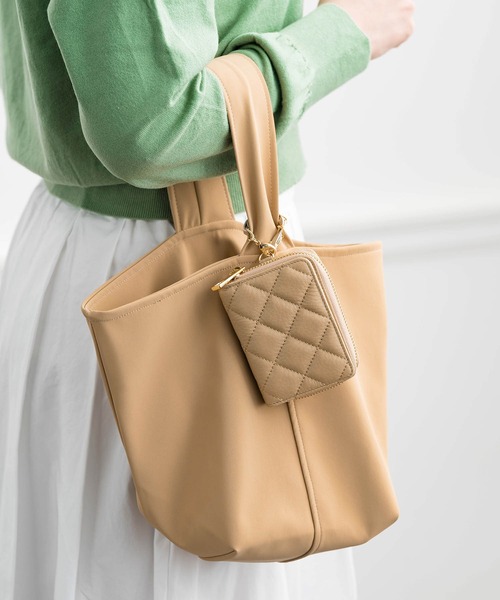 ZAKKA-BOX（ザッカボックス）の「ワンハンドルバッグ（ショルダーバッグ・レディース・ホワイト系その他/ベージュ/ブラック・FREE）」の20枚目の写真