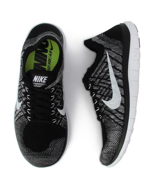 NIKE(ナイキ)の「NIKE(ナイキ) ウィメンズ フリー4.0 フライニット(スニーカー・レディース・ブラック/ピンク/パープル・25cm/24.5cm/23.5cm/23cm/24cm)」の2枚目の写真