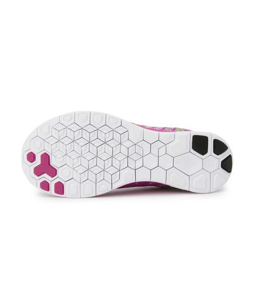NIKE(ナイキ)の「NIKE(ナイキ) ウィメンズ フリー4.0 フライニット(スニーカー・レディース・ブラック/ピンク/パープル・25cm/24.5cm/23.5cm/23cm/24cm)」の6枚目の写真