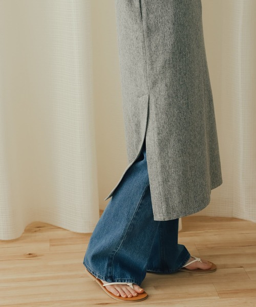 SENSE OF PLACE by URBAN RESEARCH(センスオブプレイスバイアーバンリサーチ)の「2WAYツイードジャンパースカート(ワンピース・レディース・ベージュ系その他/グレー系その他/ブラック・S/ONE)」の8枚目の写真