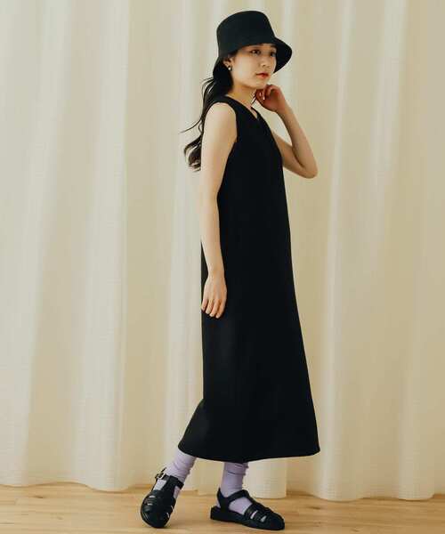 SENSE OF PLACE by URBAN RESEARCH(センスオブプレイスバイアーバンリサーチ)の「2WAYツイードジャンパースカート(ワンピース・レディース・ベージュ系その他/グレー系その他/ブラック・S/ONE)」の17枚目の写真