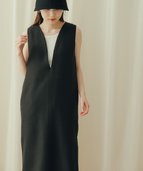 SENSE OF PLACE by URBAN RESEARCH(センスオブプレイスバイアーバンリサーチ)の「2WAYツイードジャンパースカート(ワンピース・レディース・ベージュ系その他/グレー系その他/ブラック・S/ONE)」の19枚目の写真