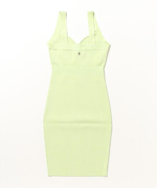 Guess（ゲス）の「Mirage Anise Rib Dress ワンピース ドレス（ワンピース・レディース・グリーン/ブラック・MEDIUM/X-SMALL/SMALL）」の15枚目の写真