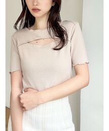 RESEXXY（リゼクシー）の「バストオープンカットトップス（Tシャツ/カットソー・レディース）」