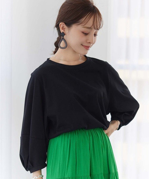 fifth(フィフス)の「バルーンスリーブカットソー(Tシャツ/カットソー・レディース・ホワイト/ブラック・M)」の18枚目の写真