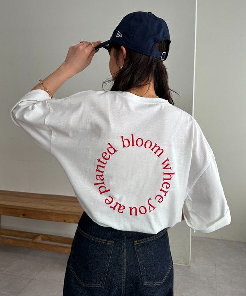 【Paragraph】★25SS・兼用★ウォッシュドサークルロゴTシャツ WAQ x URBAN RESEARCH DOORSコラボ】フィールドロゴTシャツ / 難