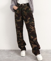 Miniministore（ミニミニストア）の「【お気に入り数16万人突破!】ウエスト ホックで華奢見え！ハイウエストワイドストレートデニムパンツ（デニムパンツ）」