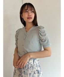 SNIDEL | ラメシアーカーディガン(ニット/セーター)