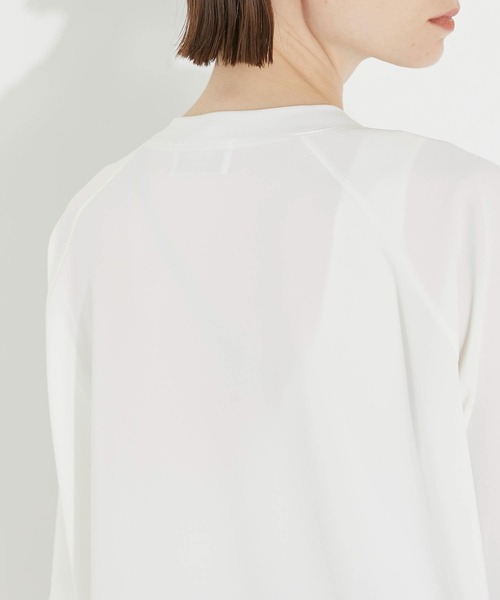 CITY TOKYO（シティトウキョウ）の「ウエストドロストオーバーTシャツ（Tシャツ/カットソー・レディース・ブラック/オフホワイト・FREE）」の12枚目の写真