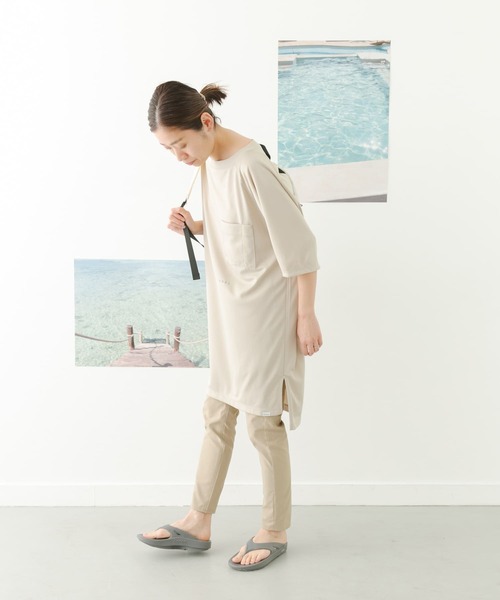 URBAN RESEARCH DOORS(アーバンリサーチドアーズ)の「add fabrics スリムイージーパンツ(その他パンツ・レディース・ベージュ/ブラック・SMALL/MEDIUM)」の11枚目の写真