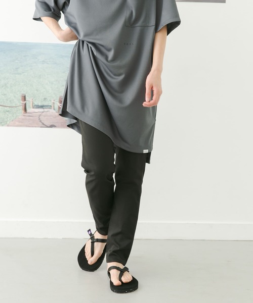URBAN RESEARCH DOORS(アーバンリサーチドアーズ)の「add fabrics スリムイージーパンツ(その他パンツ・レディース・ベージュ/ブラック・SMALL/MEDIUM)」の17枚目の写真