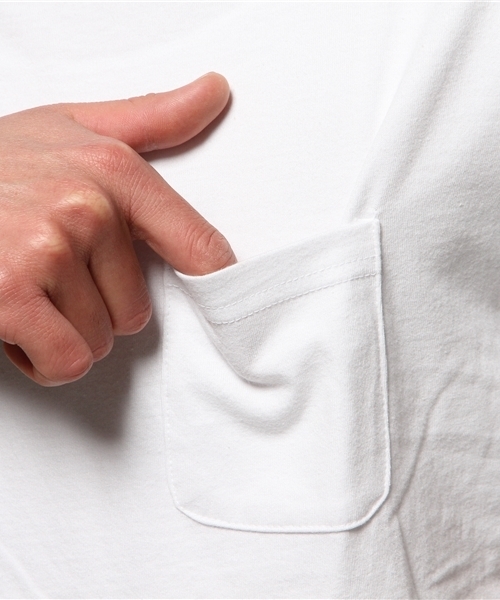 CIAOPANIC(チャオパニック)の「【Ciaopanic】 ハイネックポケTee(Tシャツ/カットソー・メンズ・ホワイト/その他19/ブラック・LARGE/MEDIUM)」の9枚目の写真