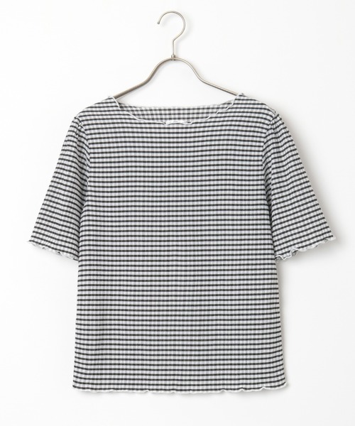 Honeys（ハニーズ）の「ギンガムチェックトップス（Tシャツ