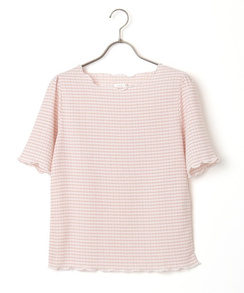 Honeys（ハニーズ）の「ギンガムチェックトップス（Tシャツ