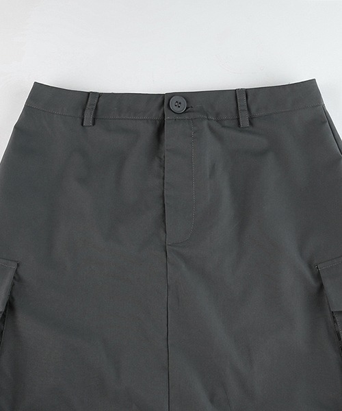 ROOPTOKYO（ループトウキョウ）の「▲Long cargo skirt/カーゴスカート（スカート・レディース・グレー/ブラック・S/M）」の5枚目の写真