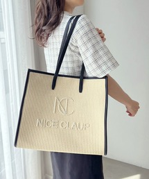 one after another NICE CLAUP | パールスタッズ雑材トートバッグ(トートバッグ)