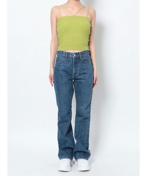 EVRIS（エヴリス）の「2WAYストラップビスチェ（キャミソール・レディース・グリーン/ブラック/ホワイト・FREE）」の9枚目の写真