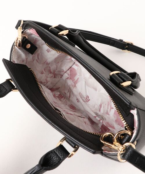 dazzlin（ダズリン）の「【dazzlin/ダズリン】 シュリンク 2way ミニハンドバッグ（ハンドバッグ・レディース・アイボリー/ベージュ系その他/ブラック/ローズ/グレイッシュブルー・FREE）」の8枚目の写真