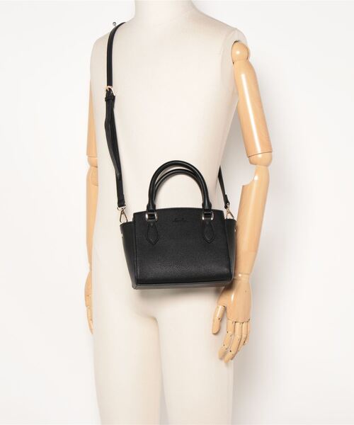 dazzlin（ダズリン）の「【dazzlin/ダズリン】 シュリンク 2way ミニハンドバッグ（ハンドバッグ・レディース・アイボリー/ベージュ系その他/ブラック/ローズ/グレイッシュブルー・FREE）」の9枚目の写真