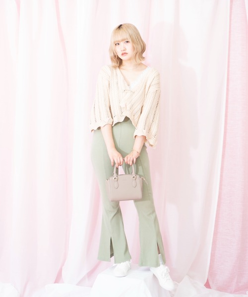 dazzlin（ダズリン）の「【dazzlin/ダズリン】 シュリンク 2way ミニハンドバッグ（ハンドバッグ・レディース・アイボリー/ベージュ系その他/ブラック/ローズ/グレイッシュブルー・FREE）」の17枚目の写真