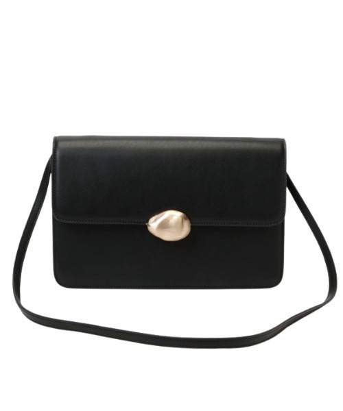 anuans レザーラージショルダーバッグ ポーチ付き アニュアンス anuans