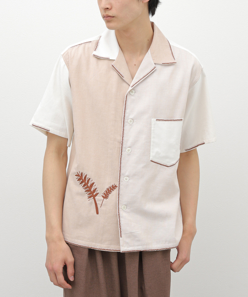 EDIFICE(エディフィス)の「【Tribu-To for LA BOUCLE】別注 ワイルドグラス シャツ(シャツ/ブラウス・メンズ・ホワイト・MEDIUM/LARGE)」の6枚目の写真
