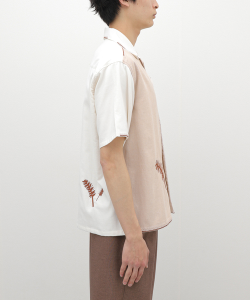 EDIFICE(エディフィス)の「【Tribu-To for LA BOUCLE】別注 ワイルドグラス シャツ(シャツ/ブラウス・メンズ・ホワイト・MEDIUM/LARGE)」の9枚目の写真