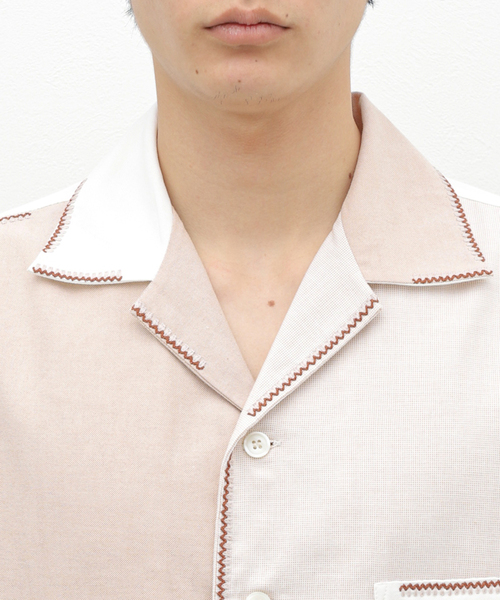 EDIFICE(エディフィス)の「【Tribu-To for LA BOUCLE】別注 ワイルドグラス シャツ(シャツ/ブラウス・メンズ・ホワイト・MEDIUM/LARGE)」の11枚目の写真