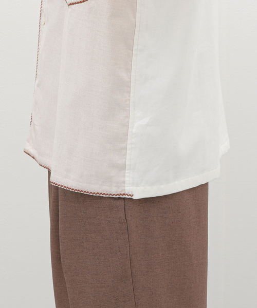 EDIFICE(エディフィス)の「【Tribu-To for LA BOUCLE】別注 ワイルドグラス シャツ(シャツ/ブラウス・メンズ・ホワイト・MEDIUM/LARGE)」の21枚目の写真