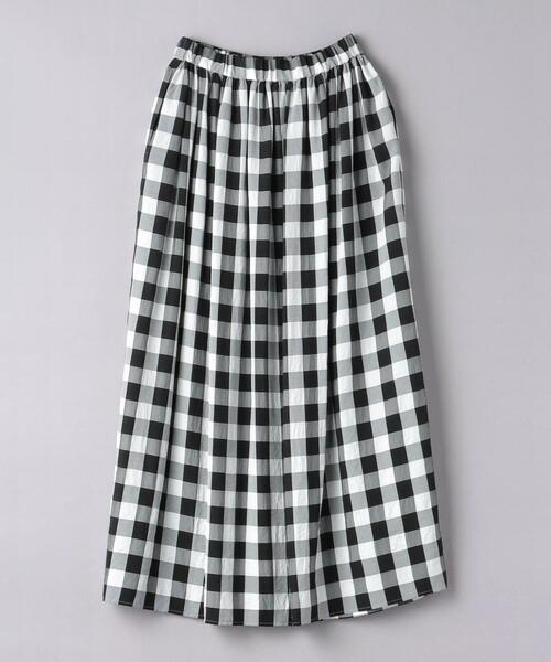 United ARROWS ギンガムチェック ギャザースカート UNITED ARROWS（ユナイテッドアローズ）の「ギンガムチェック